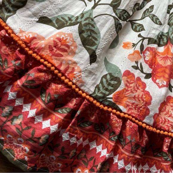 haute hippy Toddler Girls Cotton Cap Sleeve Sun Dress Ruched Bodice Tiered Skirt - Picture 9 of 9